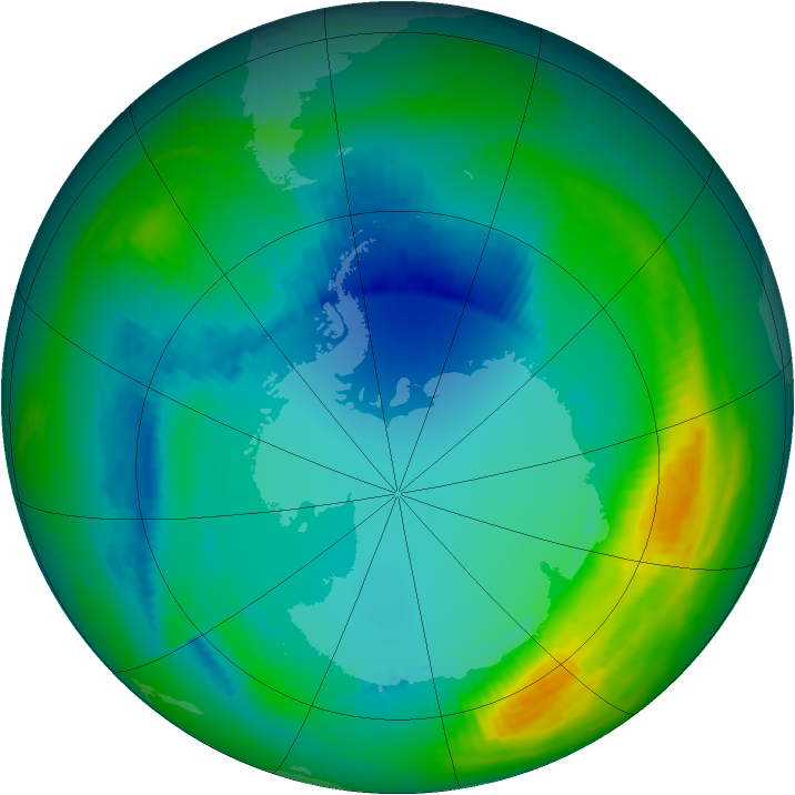 Ozone Map 1988-08-10